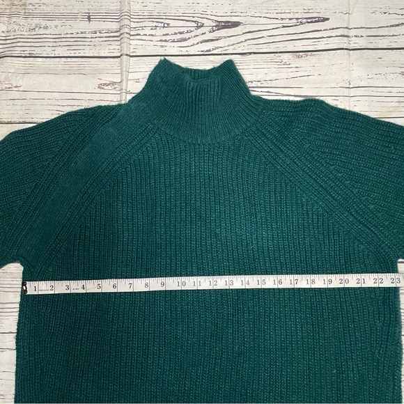 Woolen Bloom Women's Turtleneck Sweater Dress Mini Button Knit Sweaters - Picture 9 of 13